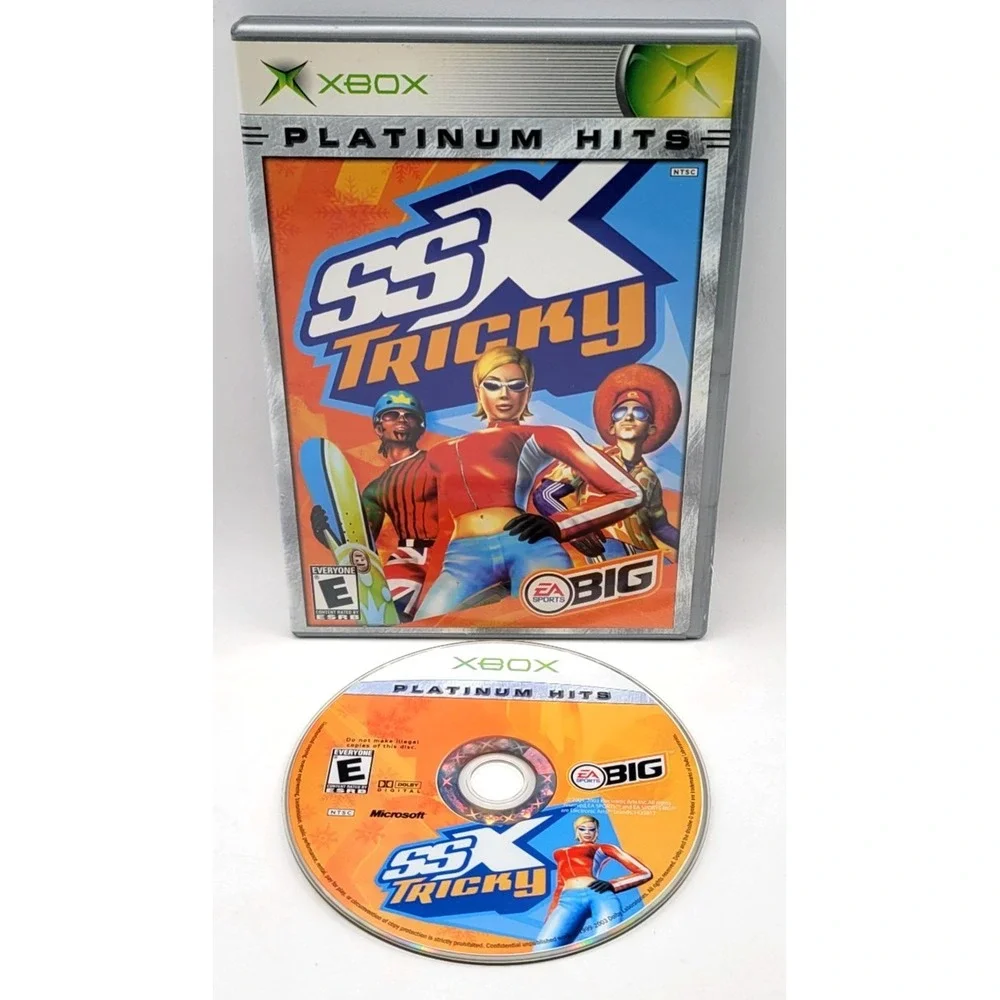 SSX Tricky (Microsoft‎ Xbox, 2001) Platinum Hits GAME & CASE